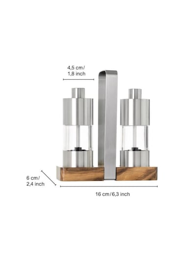 Adhoc Manage Tuz ve Biber Değirmen Seti