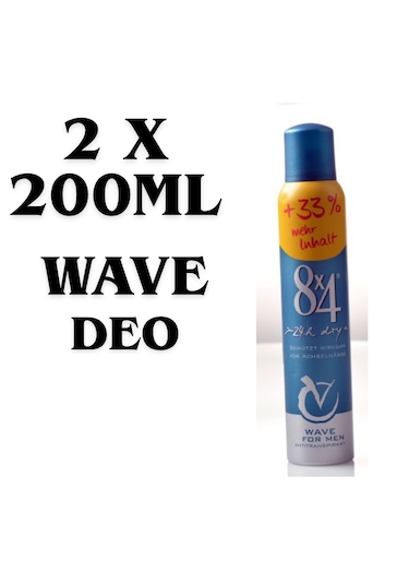 8x4 Wave Erkek Deodorant 2 X 200 Ml