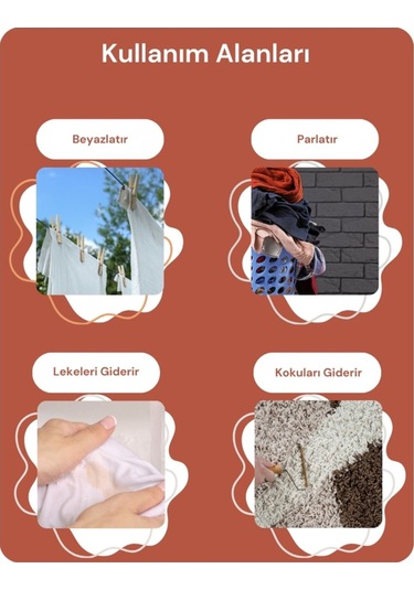 Pureal Oksijenli Doğal Çamaşır Suyu 1 Lt Tekli