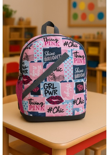 Newbag Girls Power Kız Anaokulu Sırt Çantası Yeni Sezon -pemb-gr