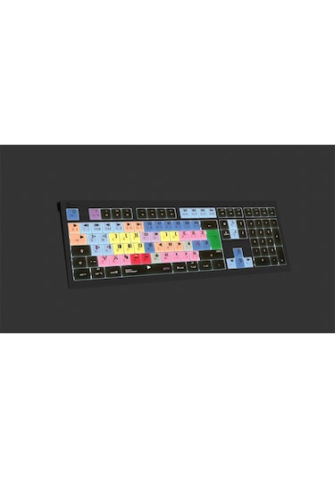 Logickeyboard LKB-MCOM4-A2M Avid Media Composer Kablolu Mac Astra 2 Arka Aydınlatmalı Klavye