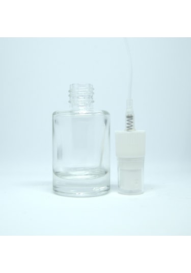 Boş Parfüm ve Kolonya Şişesi 12 ML 10 Adet Boş Plastik Beyaz Sprey