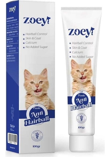 Zoey Hairball Paste Kediler İçin Tüy Yumağı Malt 100 G