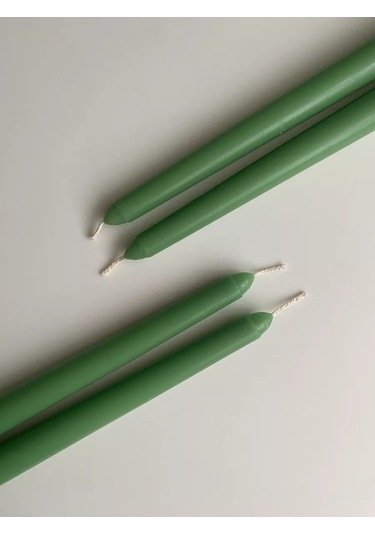 Cozy Candle Ev İçin Yemek Mumları 218581393 Yeşil