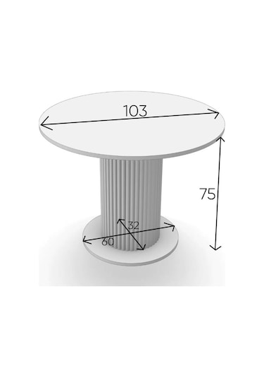 Antoryum Yemek Mutfak Balkon Ofis Masası Dekoratif