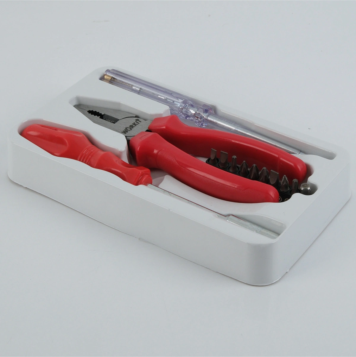 13 İn 1 180mm Pense + Bits Uç Tutucu + 10 Parça Bits Uç + Kontrol Kalemi