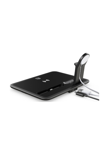 Ally 4 In1 15W Kablosuz Hızlı Şarj Standı iphone Uyumlu+Iwatch+Airpods (305122747)