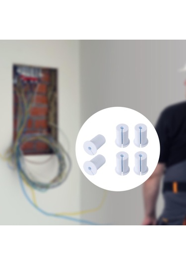 Homyl 6 Adet Kablo Yönlendirme Grommet& 39 İ Starlink Beyaz