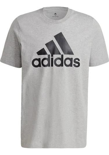 Adidas Sportswear Gk9123 Essentıals Bıg Logo Tee Tişört Gri