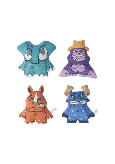 M-pets Savage Gorilla Peluş Köpek Oyuncağı 22x20 Cm