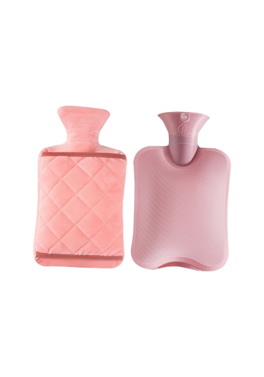 Dolıty Sıcak Su Şişesi El Isıtıcı Kapaklı Torbası Ayak Omuz Pembe Pembe