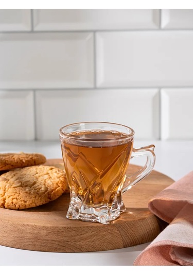 Purecrystal 6'lı Çay Ve Kahve Fincan Seti 420127386 Beyaz