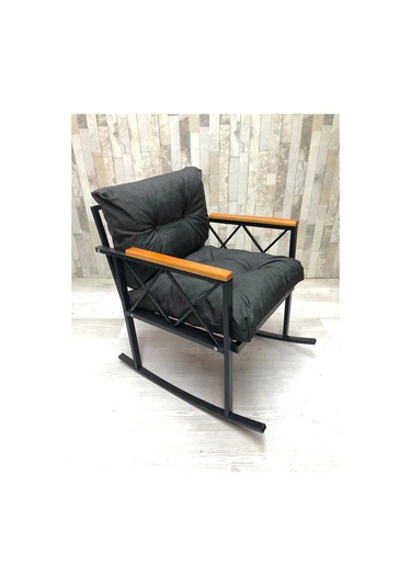 Sallanır Sandalye Tv Koltuğu Kafe-balkon-mutfak-berjer-ofis-salon Sallanır Tekli Koltuk Miami Antrasit Sallanır Sandalye Tv Koltuğu Kafe-balkon-mutfak-berjer-ofis-salon Sallanır Tekli Koltuk Miami Antrasit