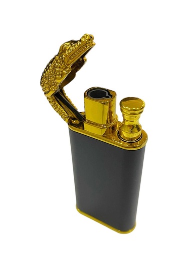 Timsahlı Çift Yanmalı Gazlı Çakmak 109261