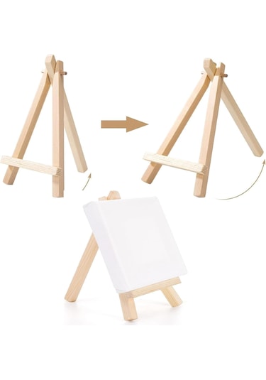 Gebzeli Tuval 10 10cm + Mini Şövale 2li Set 1 Adet
