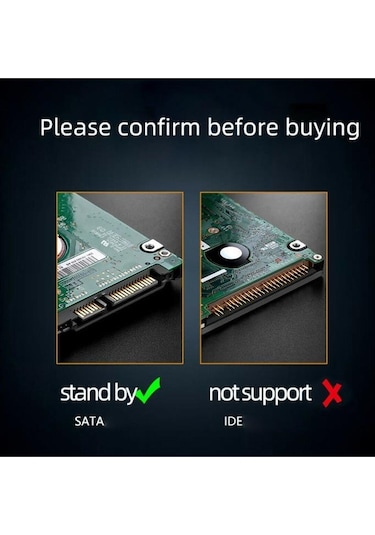 2.5 Hdd Kutusu Usb 3.0 Sata Harddisk Kutu - Şeffaf