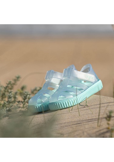 Igor Nico Cristal Çocuk Şeffaf Mint Sandalet S10290-011 Mint Yeşili