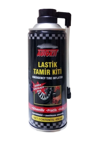Autokit Lastik Tamir Kiti Lastik Spreyi Havalı Köpük