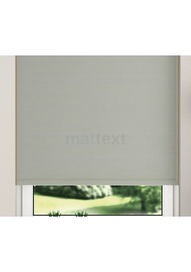 Gri Stor Perde Etek Dilimsiz Gri