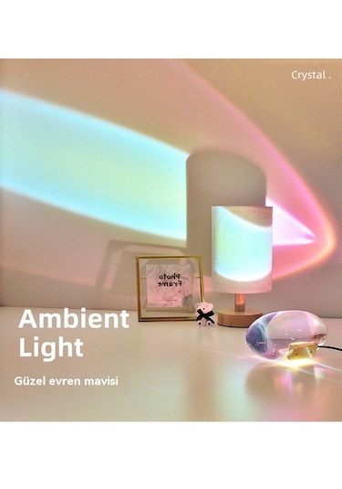 Angel Eyes Kristal Gece Işık'ı Gökkuşağı Atomeri 1 Diğer