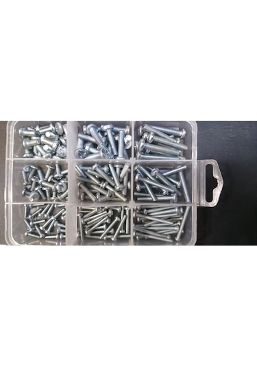 360 Parça Metrik Somunlu Pullu Vida Seti