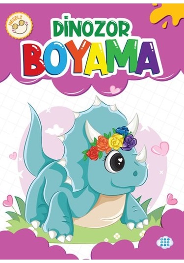 Neşeli Dinozor Boyama