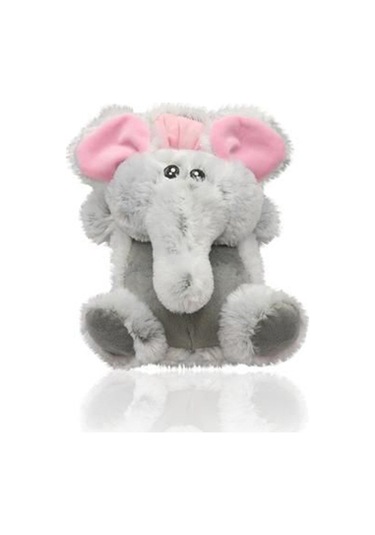 Tw Elephant Gri Kadın Hayvanlı  Panduf Gri