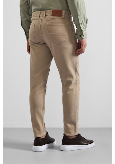 Süvari Bej Düz Casual Pantolon Pn2020500743-bj3 Bej