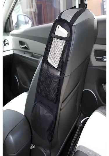 Araba Koltuğu Organizeri I Oto Koltuk Arkası Düzenleyici I Araç Içi Koltuk Arkası Organizer Siyah