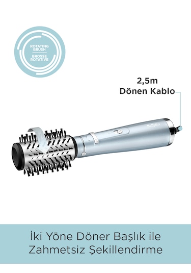 Babyliss AS773E Hydro-Fusion Döner Başlıklı Saç Şekillendirici Fırça