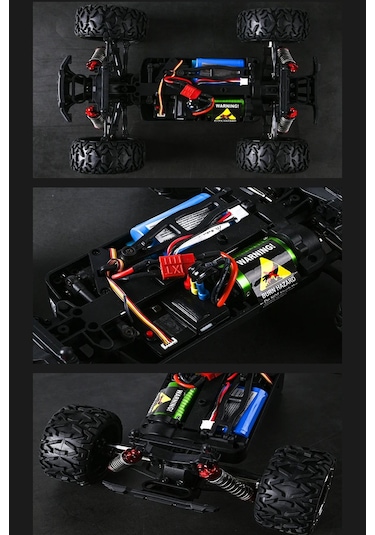 70km Hız Yapan Rc Araba Fırçasız Motor Metal Alaşım 2.4ghz Uzaktan Kumandalı Araba Rc Araç Karışık