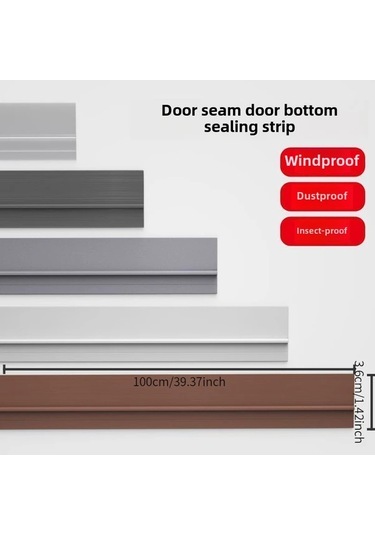 Xuweiwei Rüzgar Geçirmez Kapı Contası Ses Yalıtımı Suya Dayanıklı Beyaz 100cm Diğer