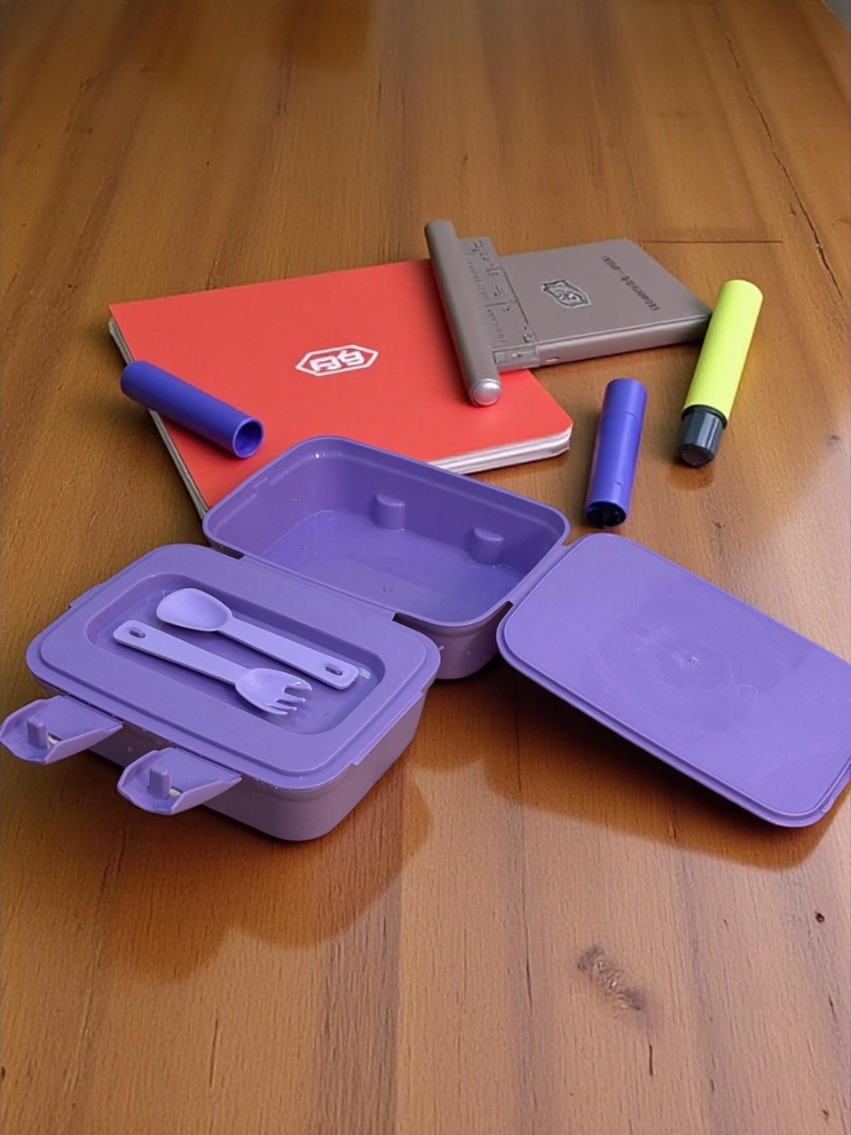 My Little Pony 4 Bölmeli Beslenme Kutusu Yemek Saklama Kabı Mor