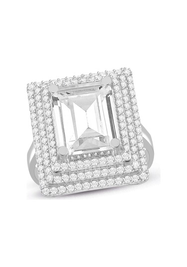 Üç Sıralı Baget Altın Yüzük