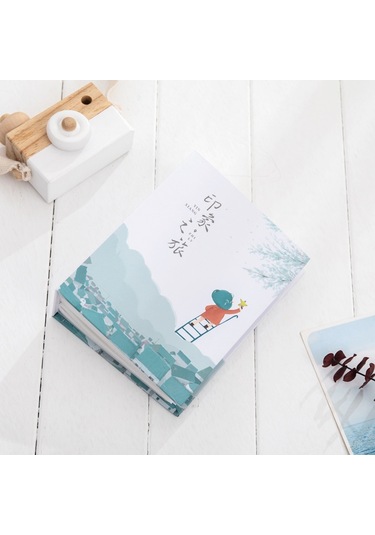 Sones 6 İnç 100 Sayfa Basit Fotoğraf Albümleri Interstitial 4r Küçük Albüm Mezuniyet Albümü İzlenim Yolculuğu