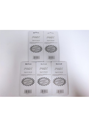 Pmx 5.Li Paket Yassı Bıçak Sigorta 10.Lu Ds10