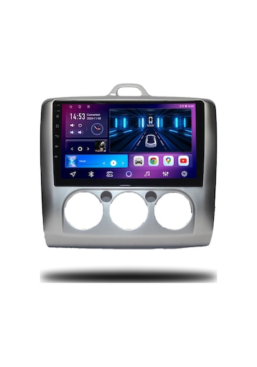 Carplayer Ford Focus 2 2007-2011 Manuel Klima Uyumlu Android Multimedya 4gb Ram 32gb Hafıza