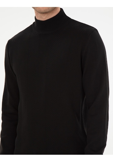 Pierre Cardin Erkek Siyah Kazak /triko 50300498-vr046 Siyah