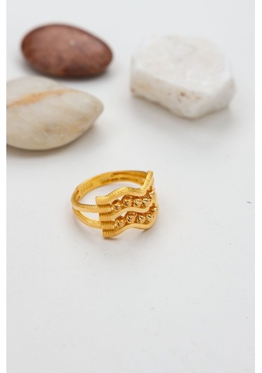 Latif Kuyumculuk 22 Ayar Altın Zigzag Dorika Kadın Yüzük Lkyzk1548 Altın
