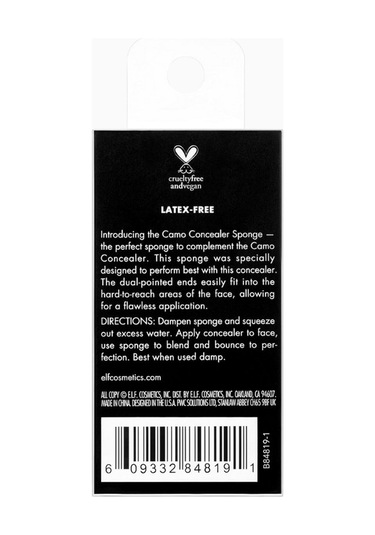 E.l.f. Camo Kapatıcı Sünger Çift Uçlu, Lateks Içermeyen, Vegan
