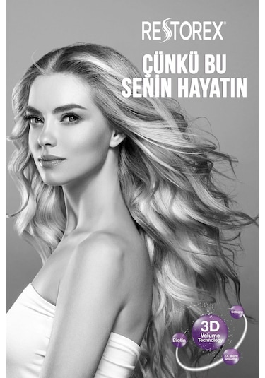Restorex Collagen&Biotin Dolgunlaştırıcı Şampuan 2 x 500 ML