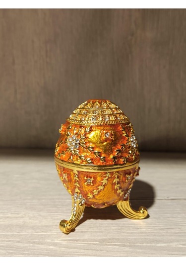 Swarovski Taşlı Yumurta Mücevherlik / Dekoratif Biblo