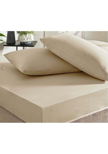 Taç Ranforce Lastikli Tek Kişilik Çarşaf Set Vizon Diğer