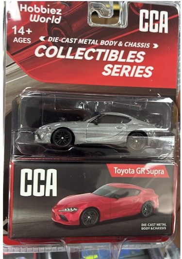 Cca Collectibles Series Toyota Gr Supra Gümüş 1/64 Model Araba
