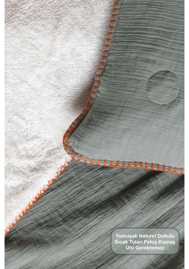 Elart Palermo Comfort Uyku Seti Çift Kişilik 3 Parça 220x240 Cm Yeşil Yeşil