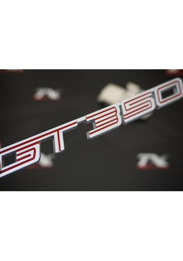 Ford Mustang Shelby Gt350 Krom Metal Logo Amblem (546913177)