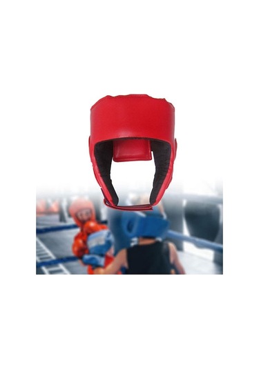 Mufunye Kırmızı Çocuklar İçin Spor Muhafaza Başlığı - Dövüş Antremanı Ve Yarışma Koruması Kırmızı