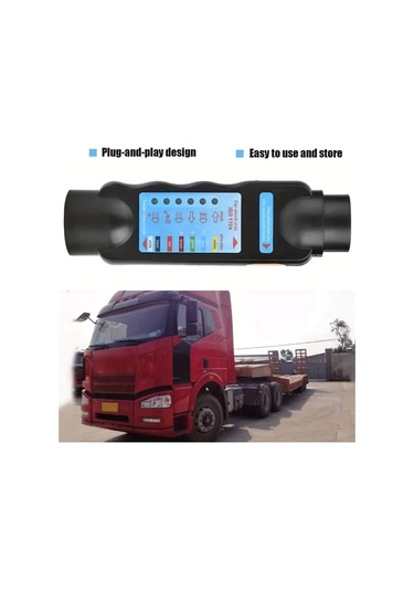 Elmpaly Avrupa Römork Test Cihazı Fişi 12v 7 Pin Rv Bağlantı Fişi