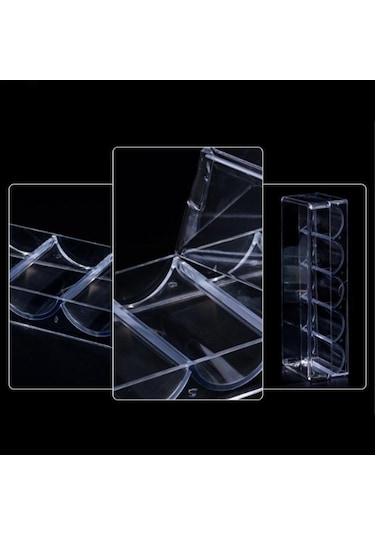 Poker Cips Kutusu Akrilik Ince Cips Şeffaf Kutu Casino Kumar Cips Saklama Kutusu Kapaklı Para Koleksiyonu Tutucu Kutuları