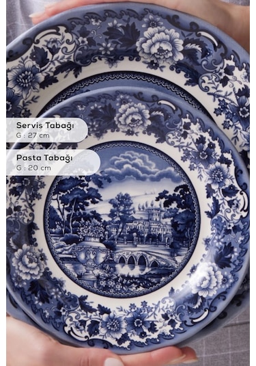 Karaca  Old Town 24 Parça 6 Kişilik Yemek Takımı